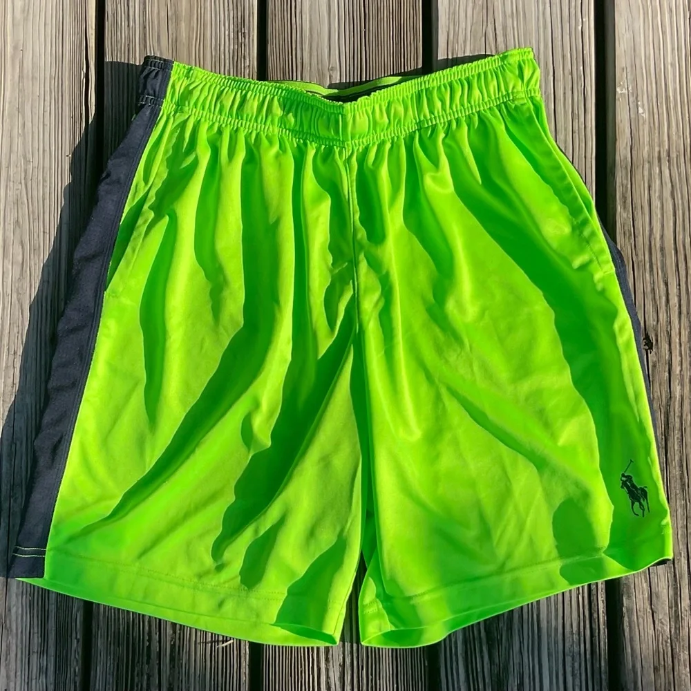 Polo Ralph Lauren Performance Athletic Shorts Lime Green M